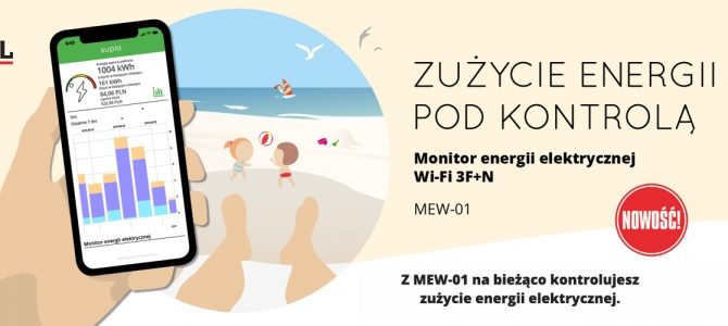 Zamel MEW-01 Monitor energii eletrycznej WiFi