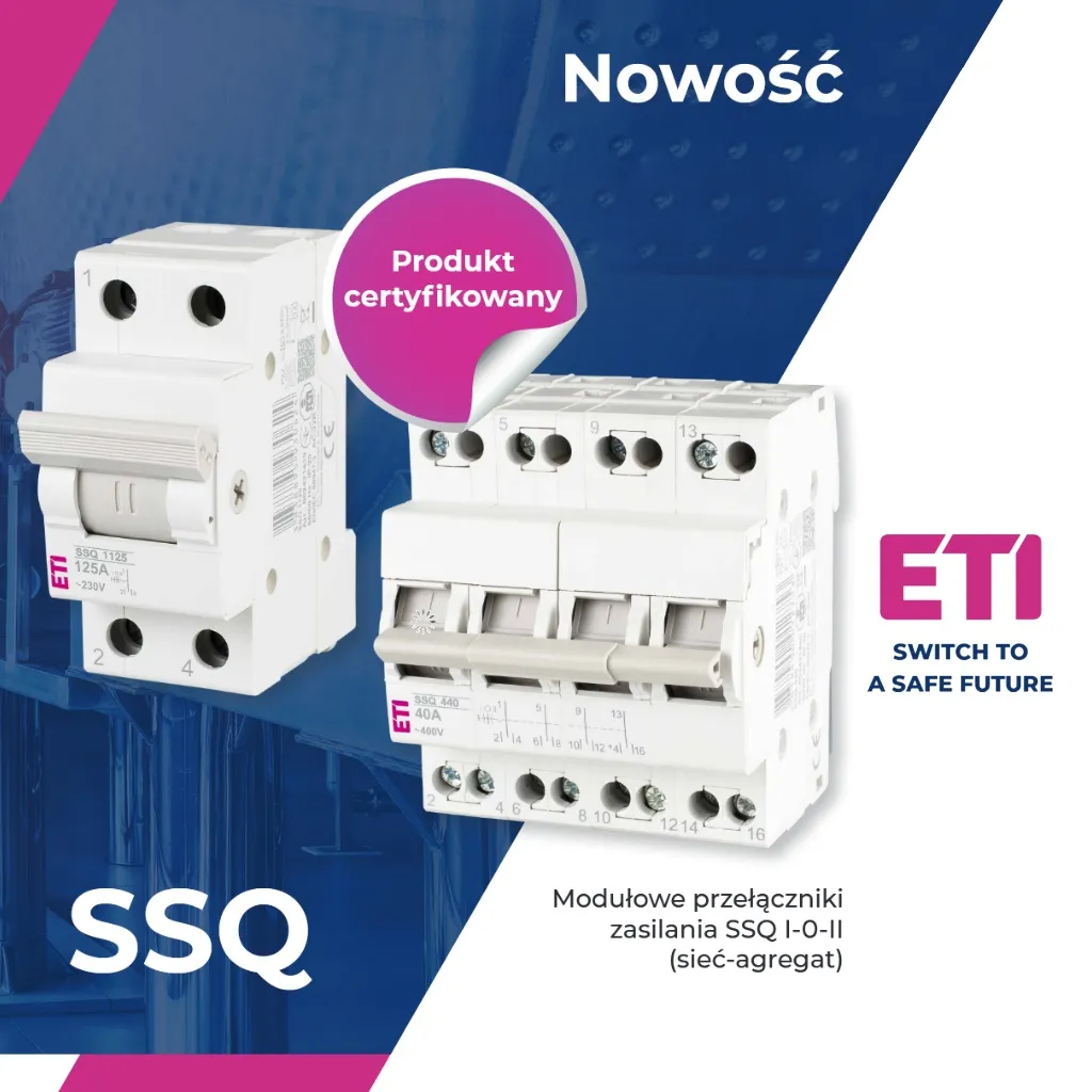 ETI SSQ przełączniki zasilania